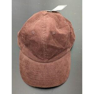 Newhattan Blank Plain Corduroy Hat Strapback Dad Cap Cotton Brown Adjustable NEW